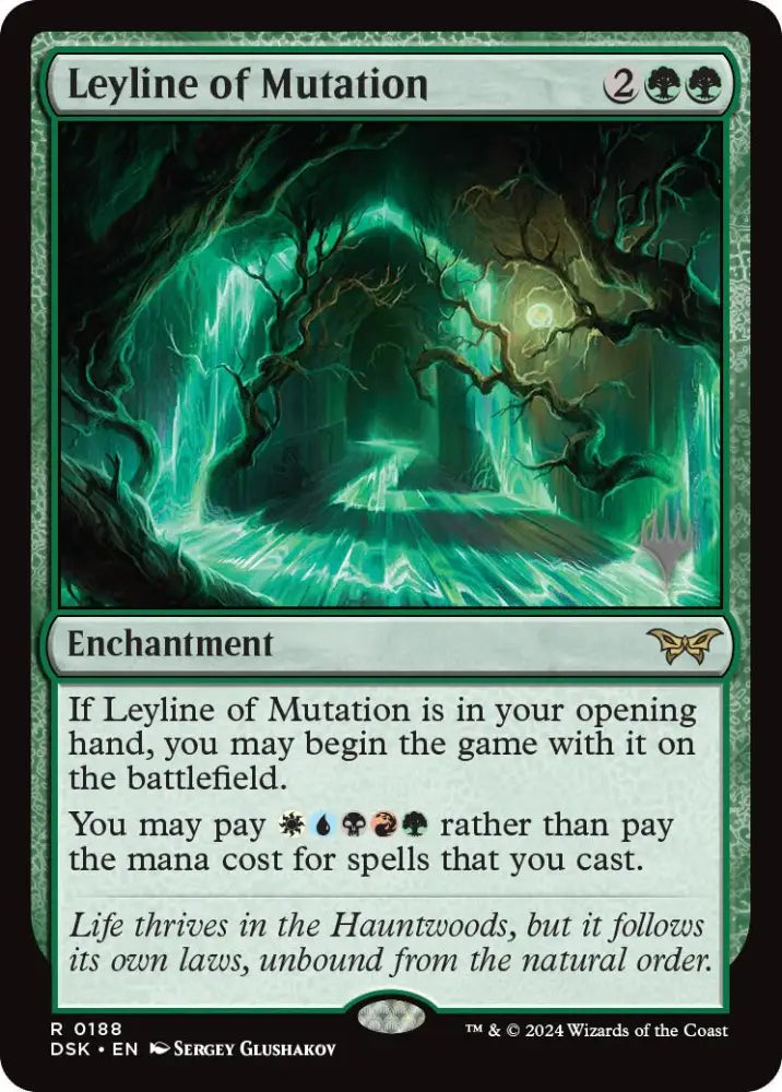Leyline of Mutation (Promo Pack) [Duskmourn: House of Horror Promos] - MTG Single