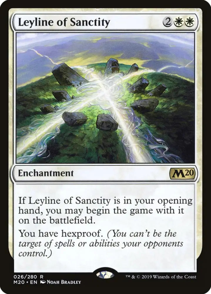 Leyline of Sanctity [Core Set 2020] - MTG Single