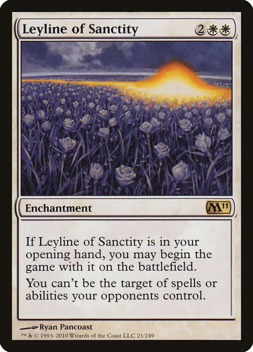 Leyline of Sanctity [Magic 2011] - MTG Single