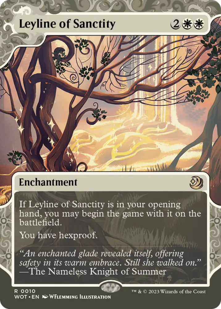 Leyline of Sanctity [Wilds of Eldraine: Enchanting Tales] - MTG Single