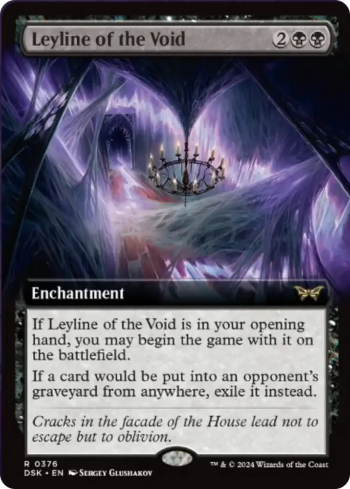 Leyline of the Void (Extended Art) [Duskmourn: House of Horror] - MTG Single