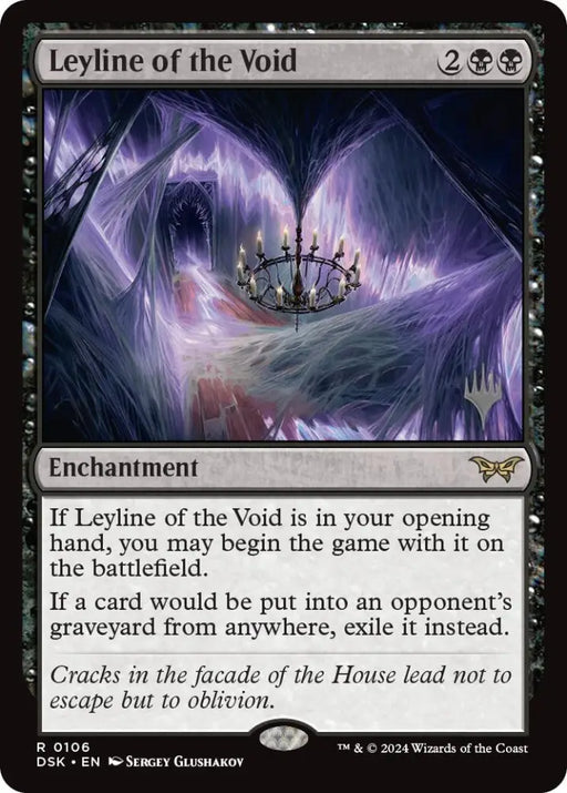 Leyline of the Void (Promo Pack) [Duskmourn: House of Horror Promos] - MTG Single
