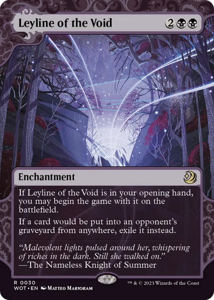 Leyline of the Void [Wilds of Eldraine: Enchanting Tales] - MTG Single