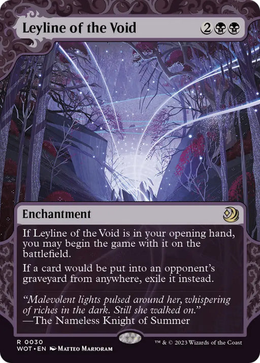 Leyline of the Void [Wilds of Eldraine: Enchanting Tales] - MTG Single