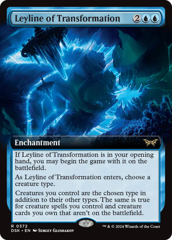 Leyline of Transformation (Extended Art) [Duskmourn: House of Horror] - MTG Single