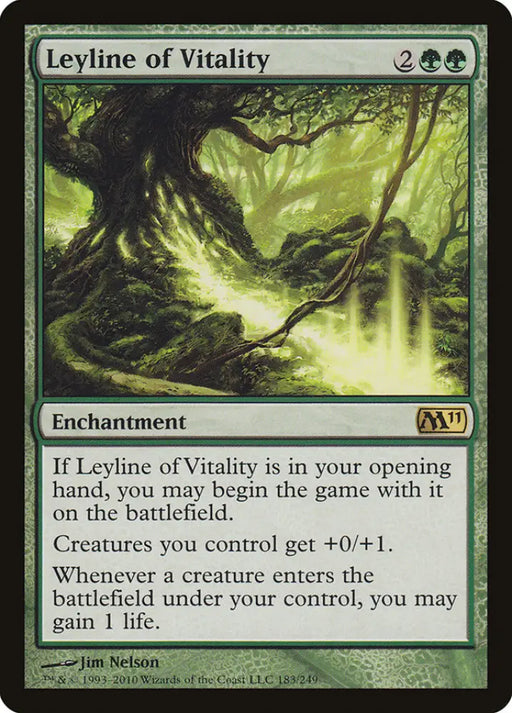 Leyline of Vitality [Magic 2011] - MTG Single