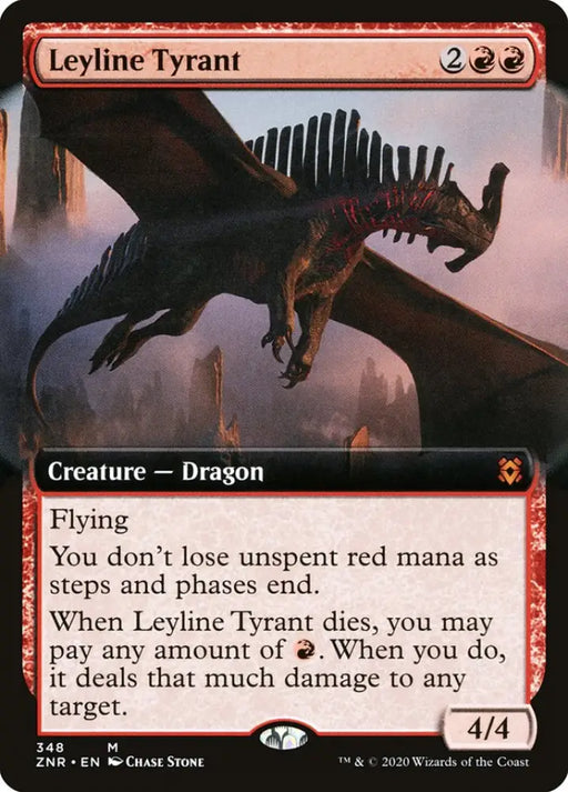 Leyline Tyrant (Extended Art) [Zendikar Rising] - MTG Single