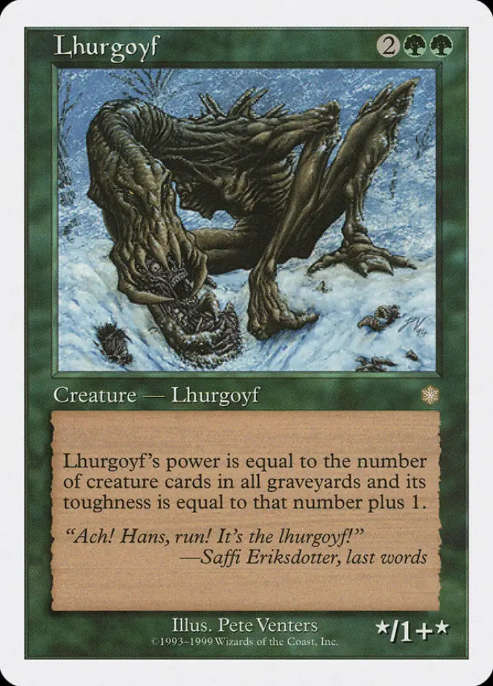 Lhurgoyf [Battle Royale] - MTG Single