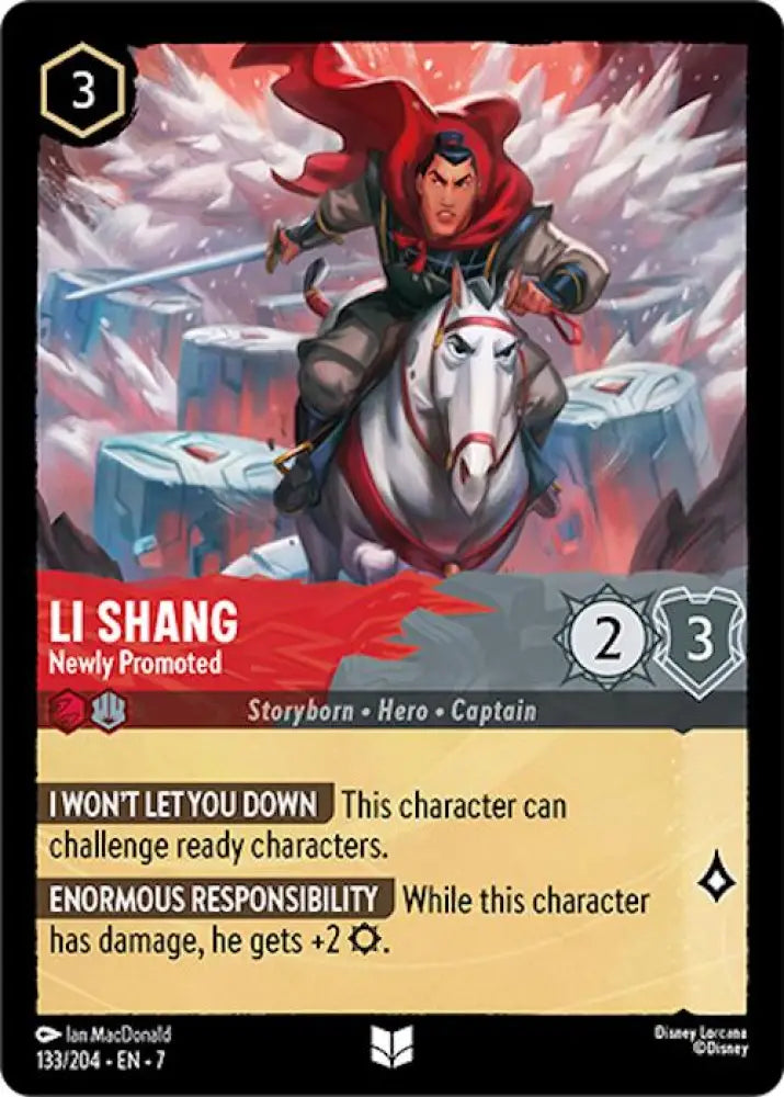 Li Shang - Newly Promoted (133/204) [Archazia’s Island] - Lorcana Single