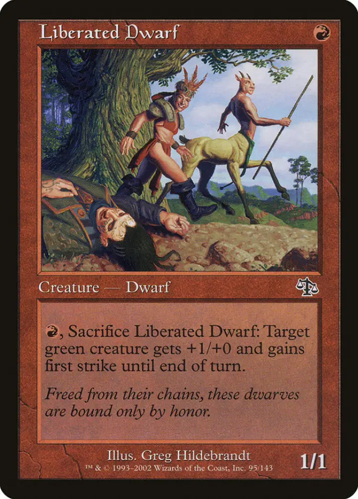 Liberated Dwarf [Judgment] - MTG Single