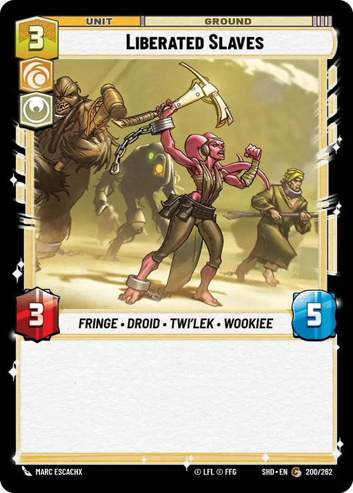 Liberated Slaves (200/262) [Shadows of the Galaxy] - Star Wars: Unlimited Single