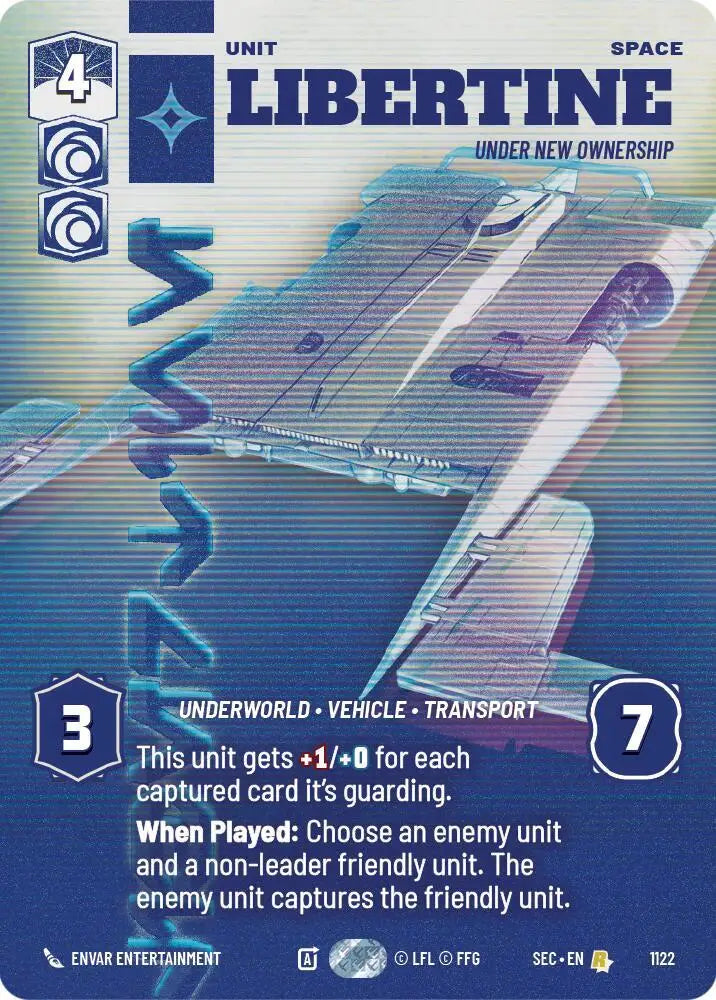 Libertine - Under New Ownership (Prestige Foil) (1122) [Secrets of Power]
