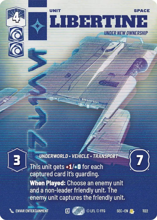 Libertine - Under New Ownership (Prestige Foil) (1122) [Secrets of Power]