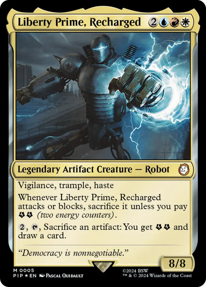 Liberty Prime Recharged [Fallout] - MTG Single