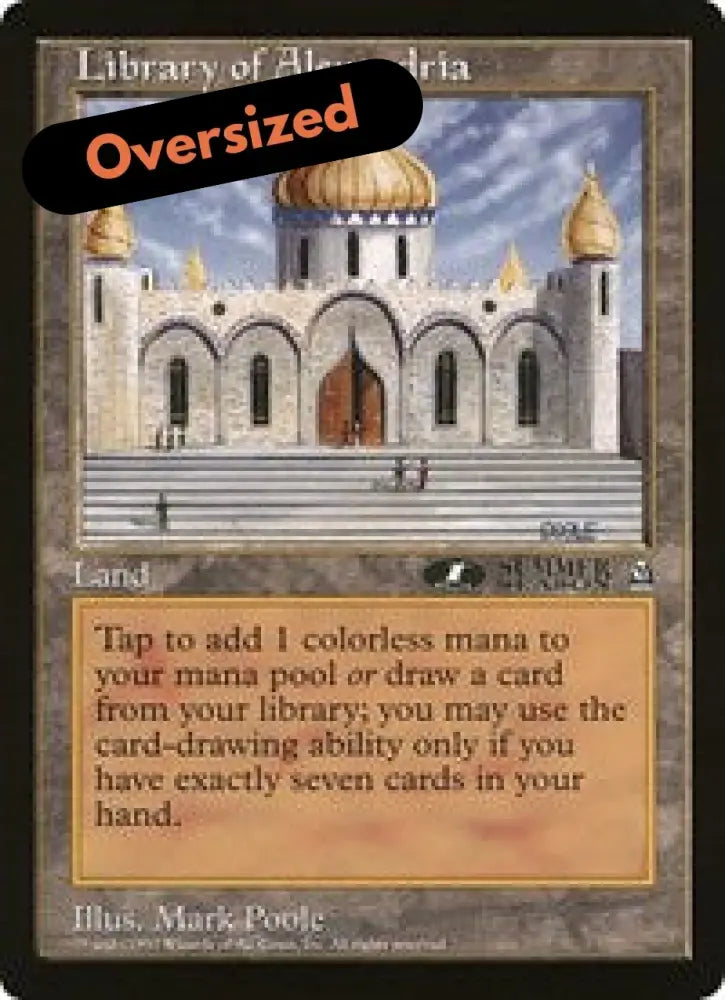 Library of Alexandria (Oversized) [Oversize Cards] - MTG Single