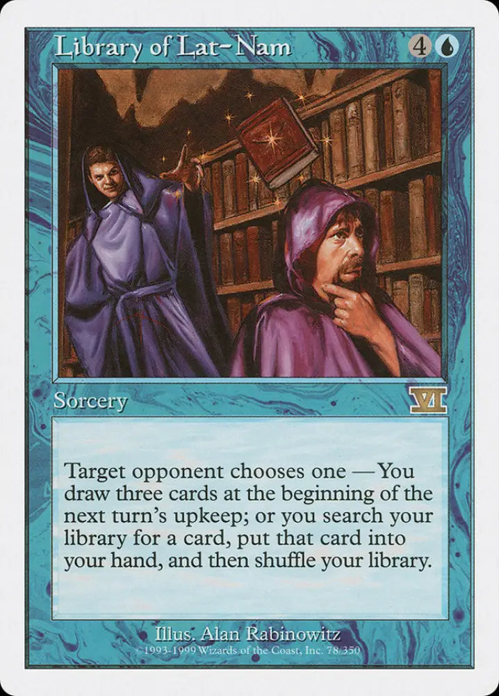 Library of Lat-Nam [Classic Sixth Edition] - MTG Single