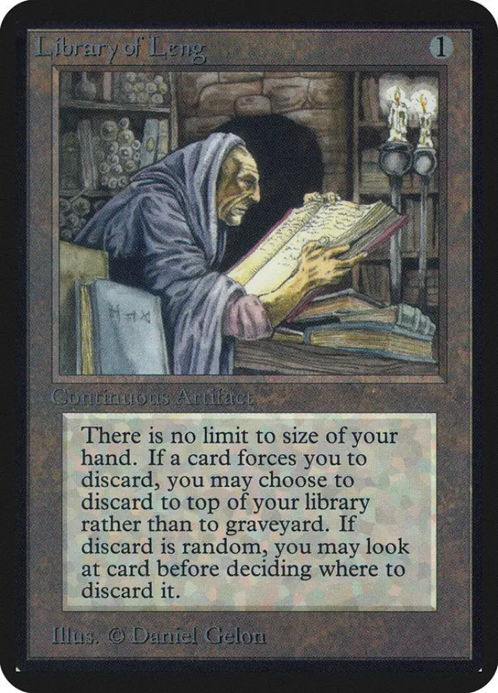 Library of Leng [Alpha Edition] - MTG Single