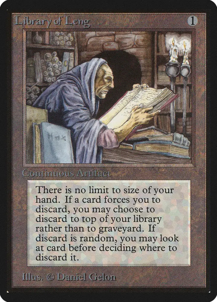 Library of Leng [Beta Edition] - MTG Single