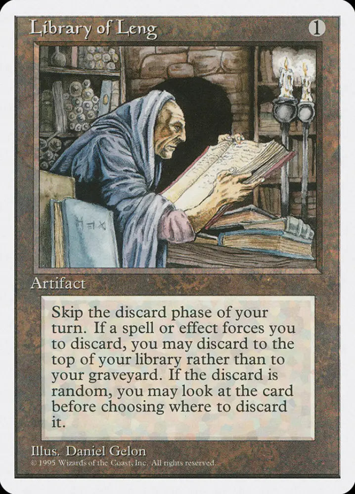 Library of Leng [Fourth Edition] - MTG Single