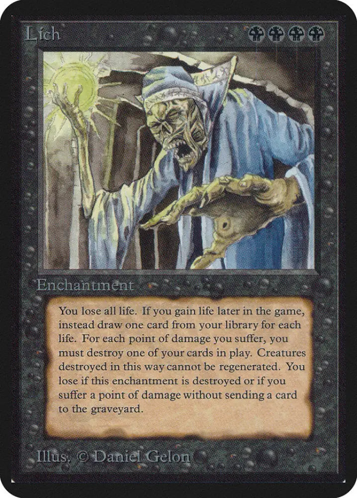 Lich [Alpha Edition] - MTG Single