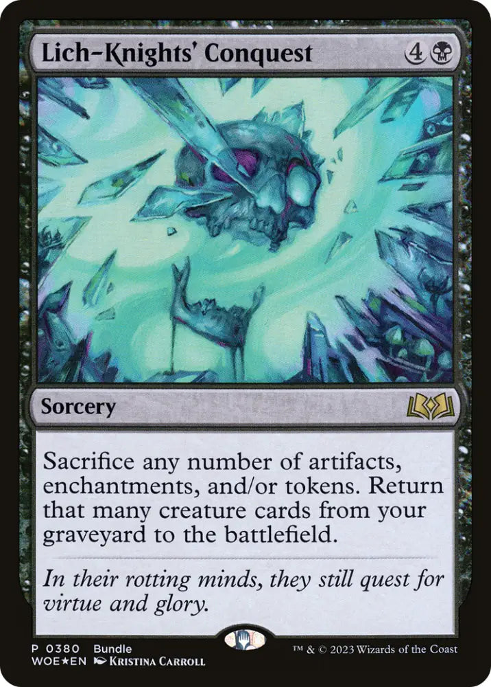 Lich-Knights’ Conquest (Bundle) [Wilds of Eldraine Promos] - MTG Single