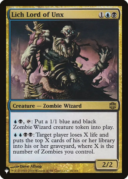 Lich Lord of Unx [The List] - MTG Single