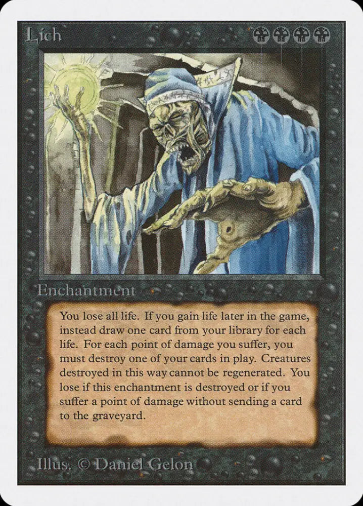 Lich [Unlimited Edition] - MTG Single