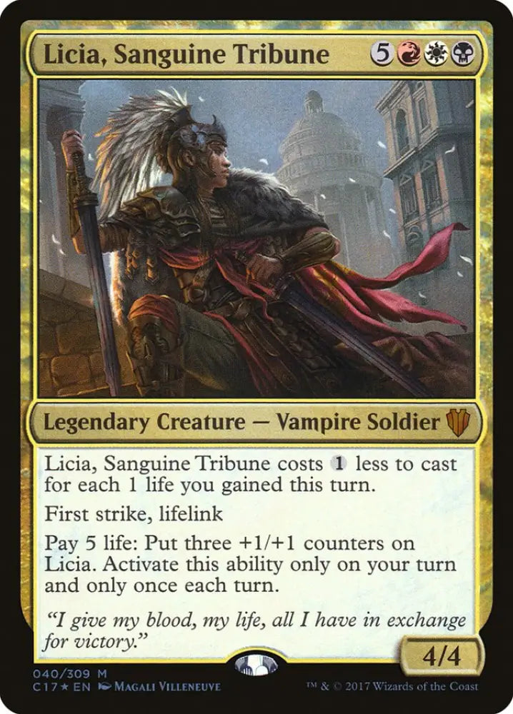 Licia Sanguine Tribune [Commander 2017] - MTG Single