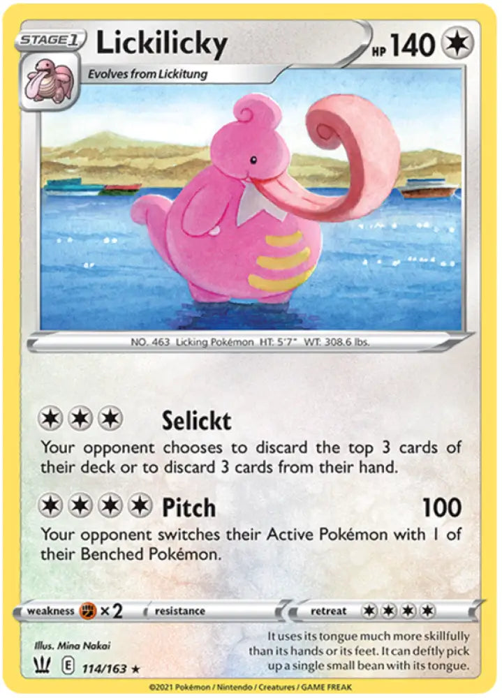Lickilicky (114/163) [Sword & Shield: Battle Styles] - Pokemon Single