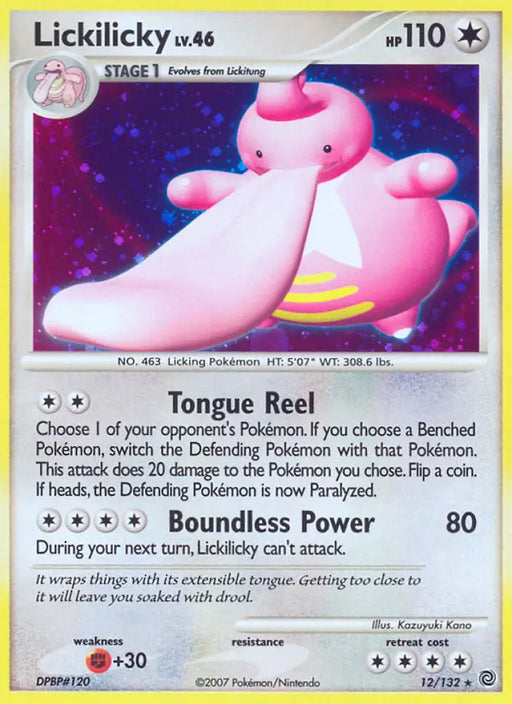 Lickilicky (12/132) [Diamond & Pearl: Secret Wonders] - Pokemon Single