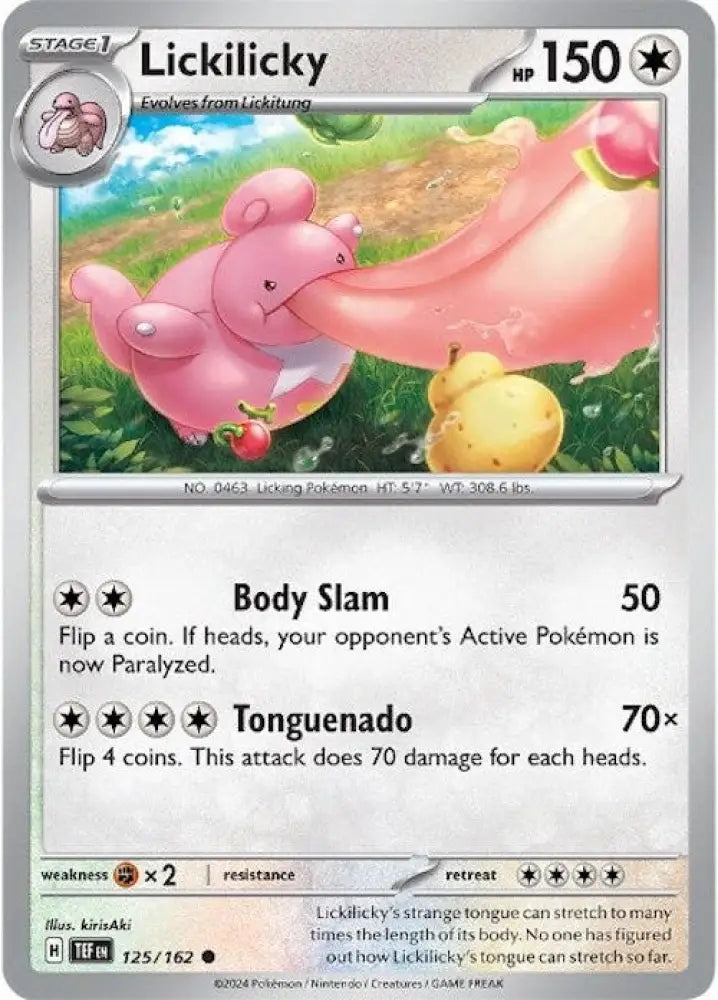 Lickilicky (125/162) [Scarlet & Violet: Temporal Forces] - Pokemon Single