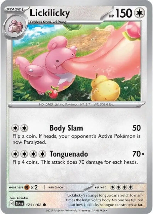 Lickilicky (125/162) [Scarlet & Violet: Temporal Forces] - Pokemon Single