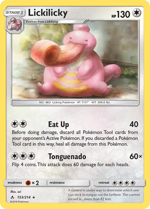 Lickilicky (153/214) [Sun & Moon: Unbroken Bonds] - Pokemon Single