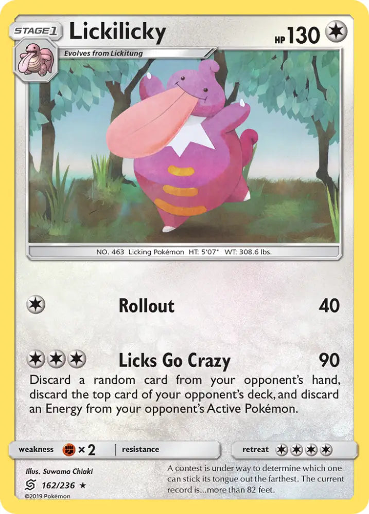 Lickilicky (162/236) [Sun & Moon: Unified Minds] - Pokemon Single