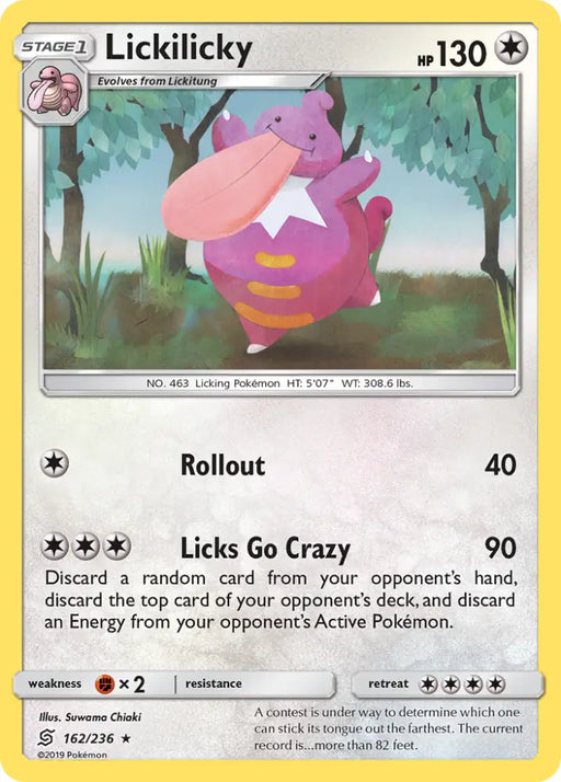 Lickilicky (162/236) [Sun & Moon: Unified Minds] - Pokemon Single
