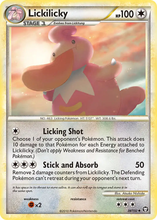 Lickilicky (38/102) [HeartGold & SoulSilver: Triumphant] - Pokemon Single