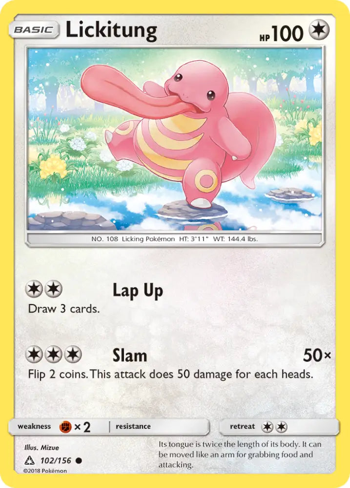 Lickitung (102/156) [Sun & Moon: Ultra Prism] - Pokemon Single