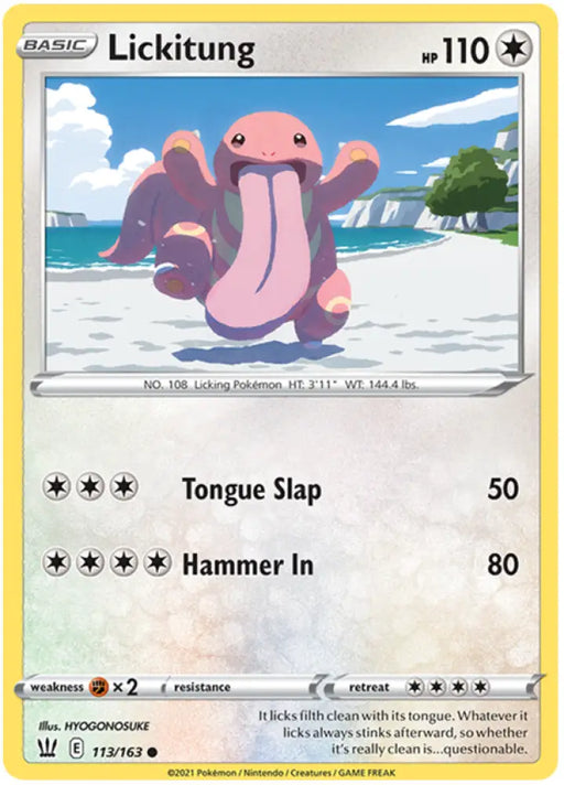 Lickitung (113/163) [Sword & Shield: Battle Styles] - Pokemon Single