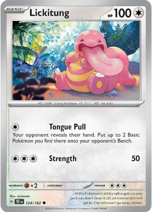 Lickitung (124/162) [Scarlet & Violet: Temporal Forces] - Pokemon Single