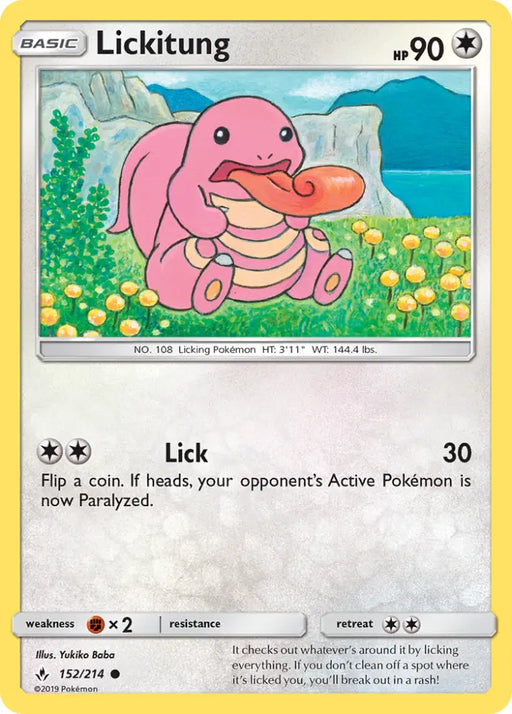 Lickitung (152/214) [Sun & Moon: Unbroken Bonds] - Pokemon Single