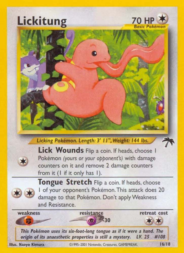 Lickitung (16/18) [Southern Islands] - Pokemon Single