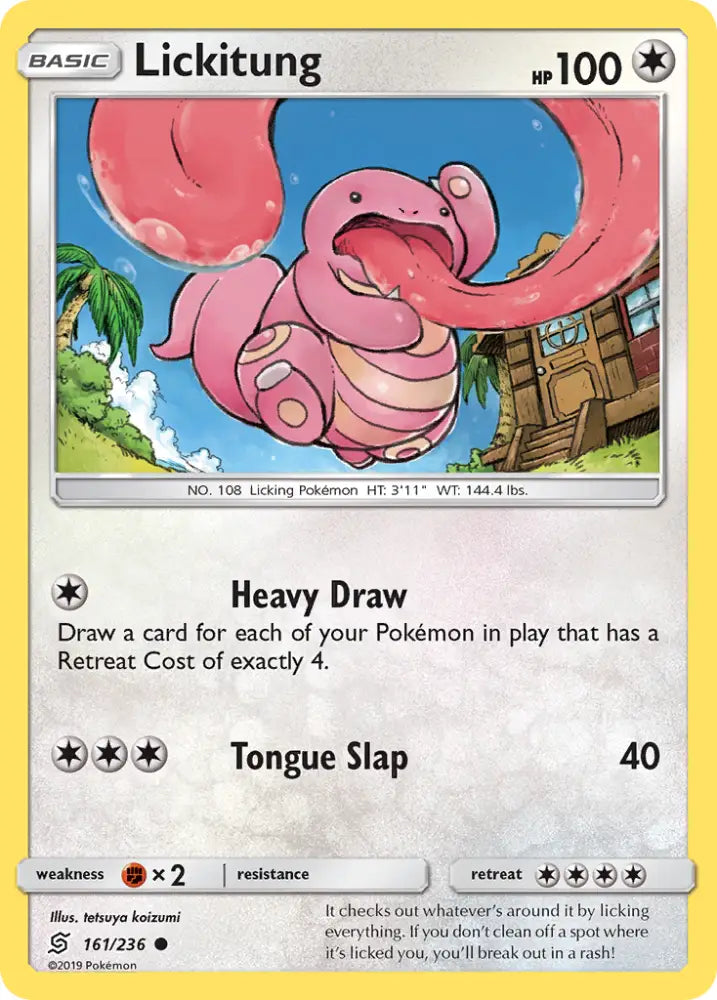Lickitung (161/236) [Sun & Moon: Unified Minds] - Pokemon Single