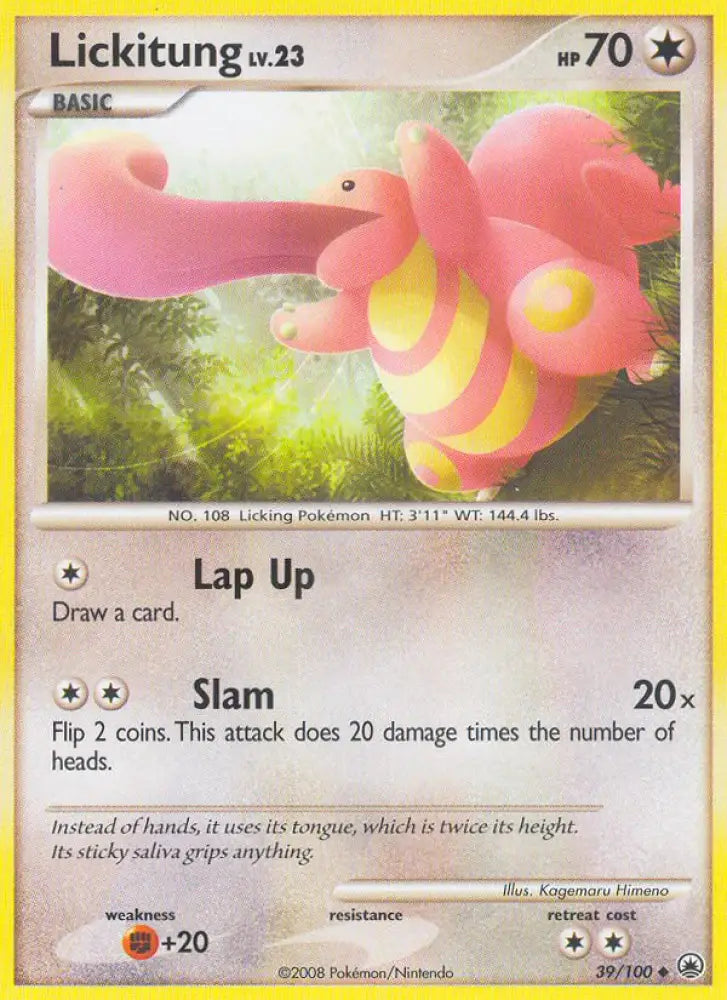 Lickitung (39/100) [Diamond & Pearl: Majestic Dawn] - Pokemon Single