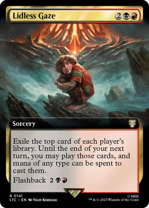 Lidless Gaze (Extended Art) [The Lord of the Rings: Tales of Middle-Earth Commander] - MTG Single