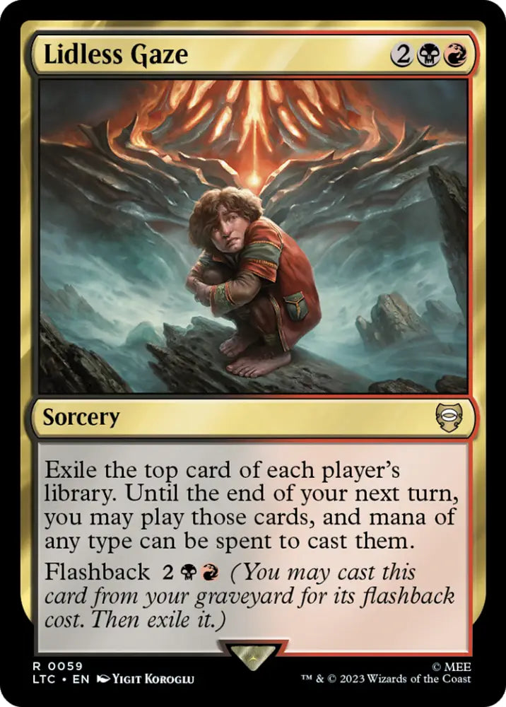 Lidless Gaze [The Lord of the Rings: Tales of Middle-Earth Commander] - MTG Single