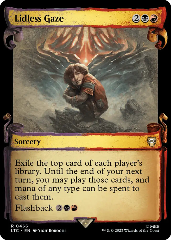 Lidless Gaze [The Lord of the Rings: Tales of Middle-Earth Commander Showcase Scrolls] - MTG Single