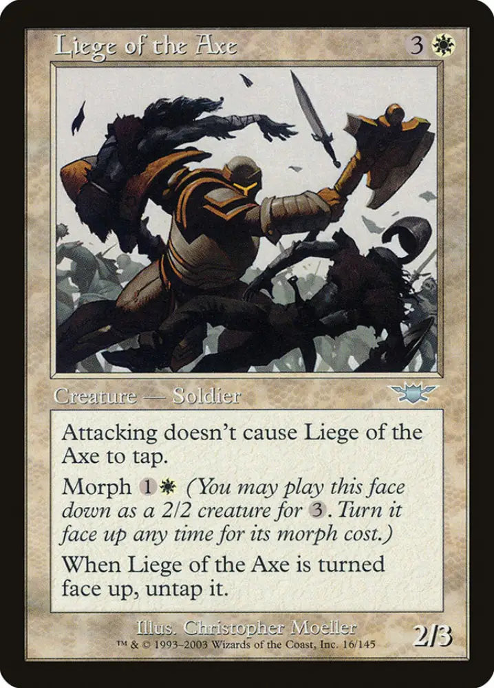 Liege of the Axe [Legions] - MTG Single