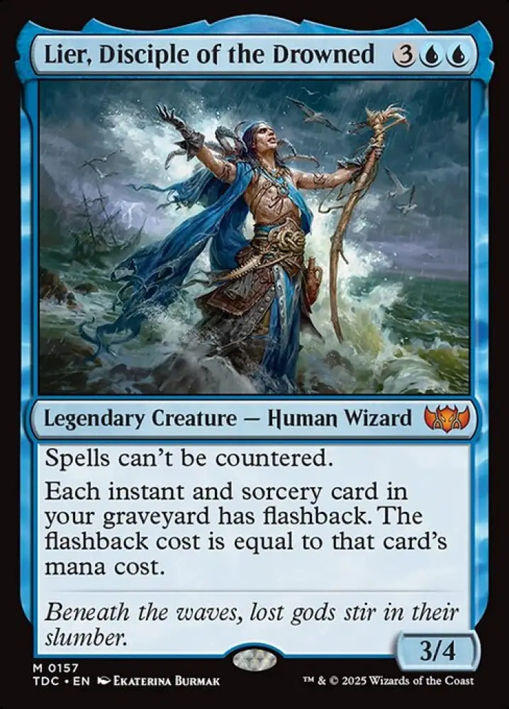 Lier, Disciple of the Drowned (157) [Tarkir: Dragonstorm Commander]
