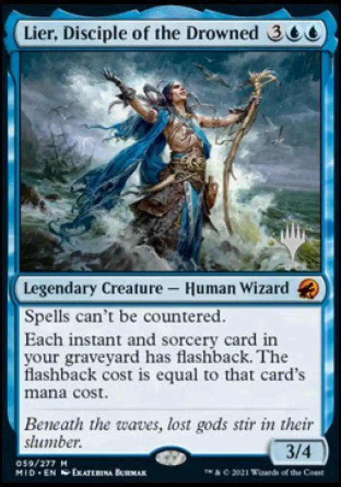 Lier Disciple of the Drowned (Promo Pack) [Innistrad: Midnight Hunt Promos] - MTG Single