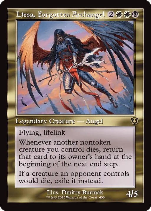 Liesa Forgotten Archangel (Retro Frame) [Innistrad Remastered] - MTG Single